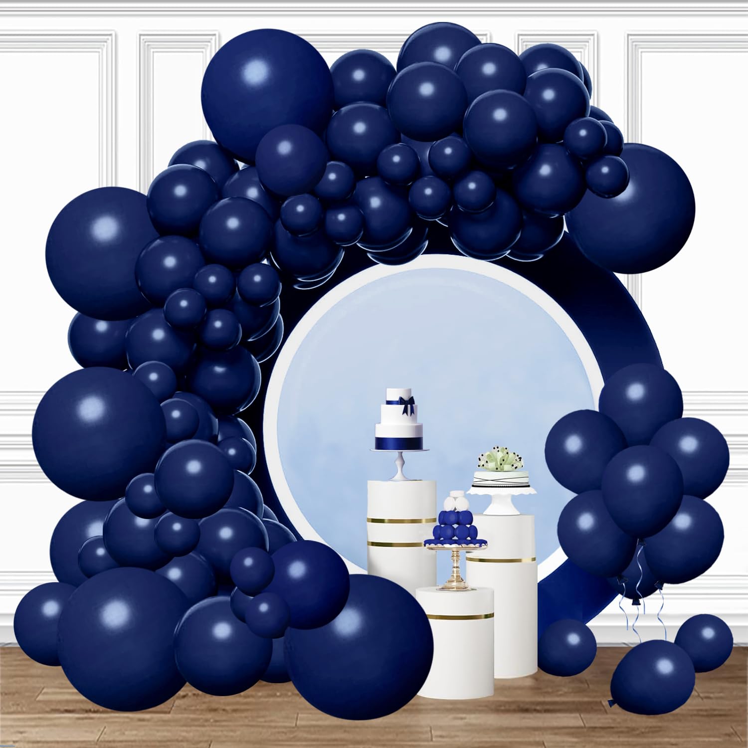 Amazon.com: LuhcXbs Navy Blue Balloons,106 pcs Dark Blue